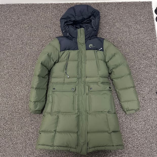 NEPA 네파 여성 덕다운 롱패딩 카키 95(M)