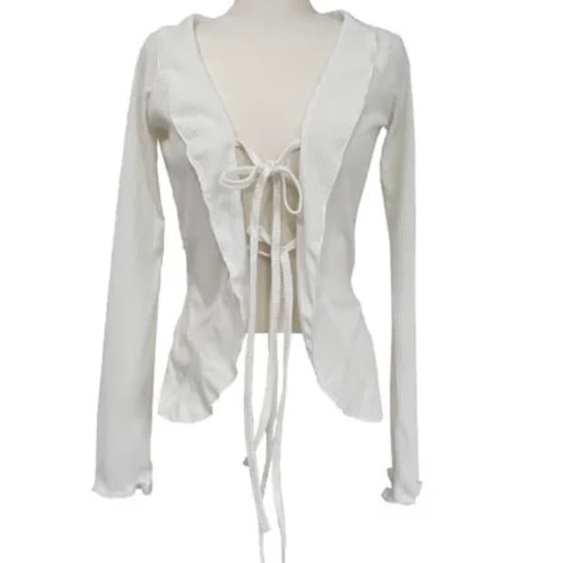 더블스트랩 가디건 새상품