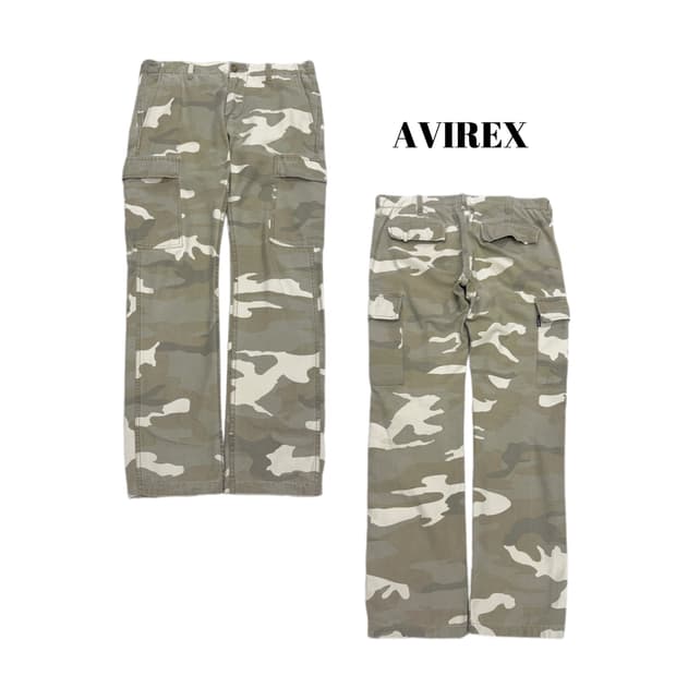 아비렉스 카모 탄창 밀리터리 카고팬츠