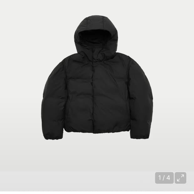아모멘토 HOODED DOWN PUFFER