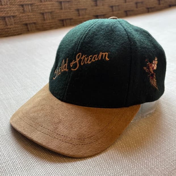 90s FIELD & STREAM 스웨드 울 헌팅 캡(ONE SIZE)