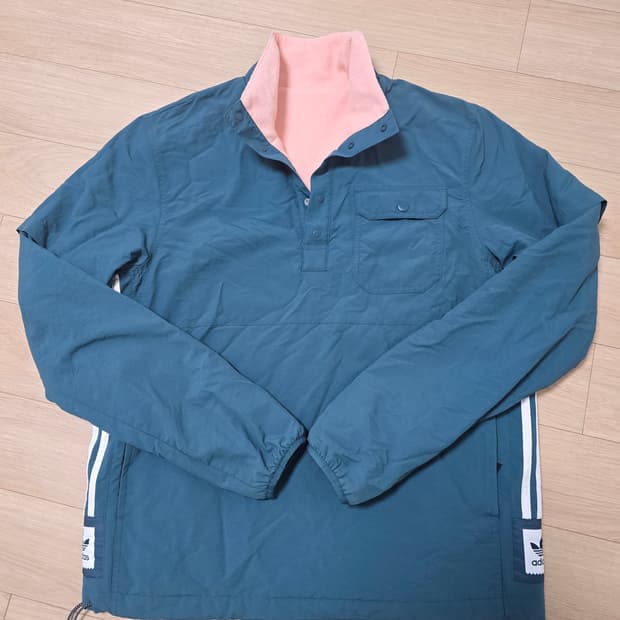 아디다스 오리지널스 플리스 라인 아노락 풀오버 (리버시블)