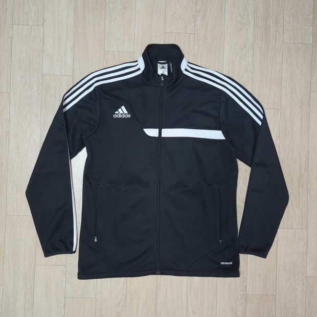 100)아디다스 삼선 트랙탑 블랙화이트 13