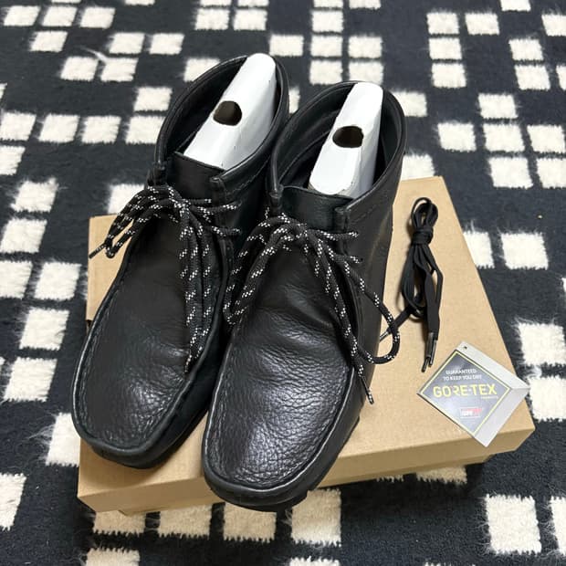 클락스 고어텍스 왈라비 부츠 가죽 레더