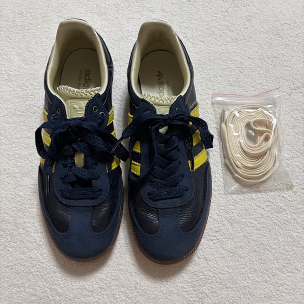 [235] 아디다스x웨일스 보너 삼바 (유니버시티 네이비)