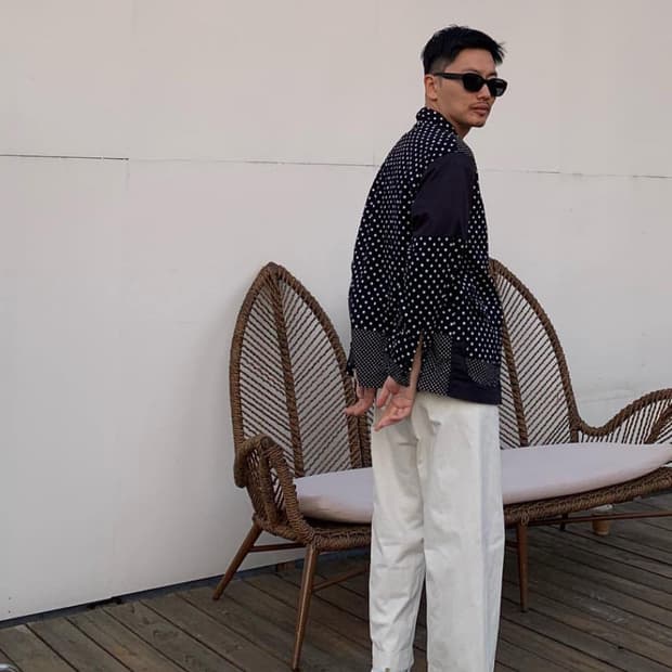 엔지니어드 가먼츠 폴카도트 로이터자켓 S