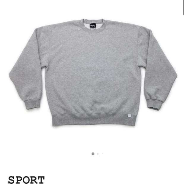 77c 스포츠 스웻 xl 그레이