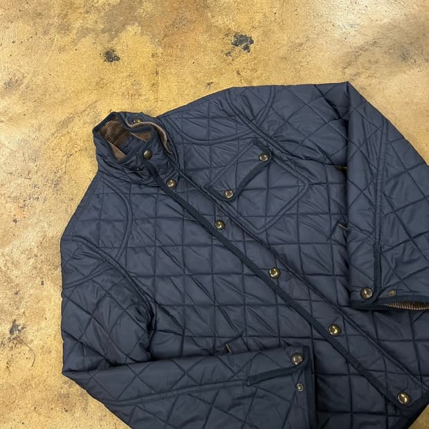 [정품/S] 폴로 랄프로렌 네이비 퀼팅 자켓 b17