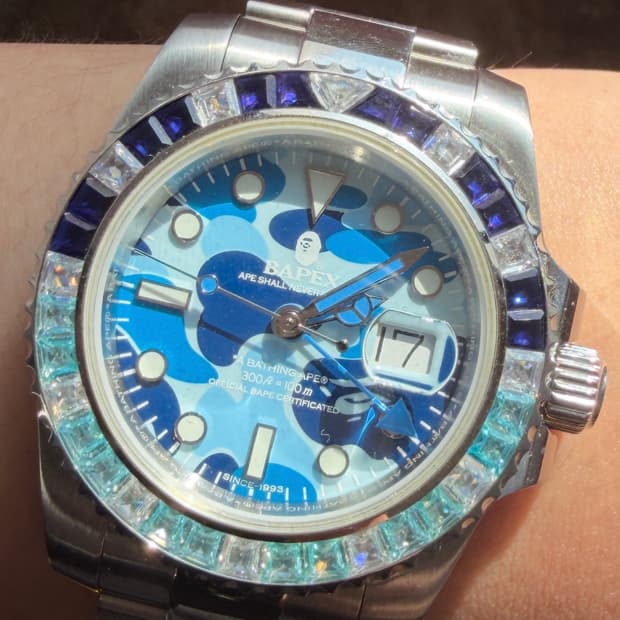 베이펙스 베이프 시계 