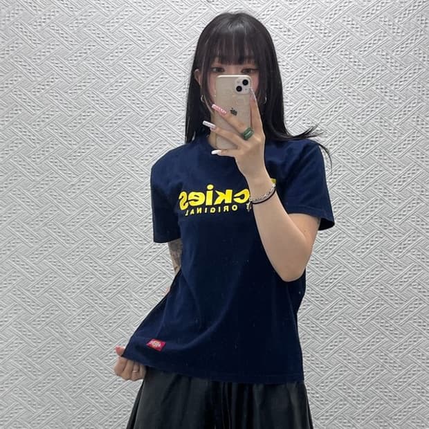 디키즈 올드스쿨 레트로 Y2K 빅로고 반팔티 90 C13189