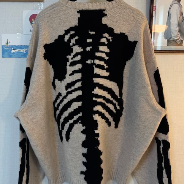 [3] 캐피탈 5G 울 본 크루넥 스웨터 키나리