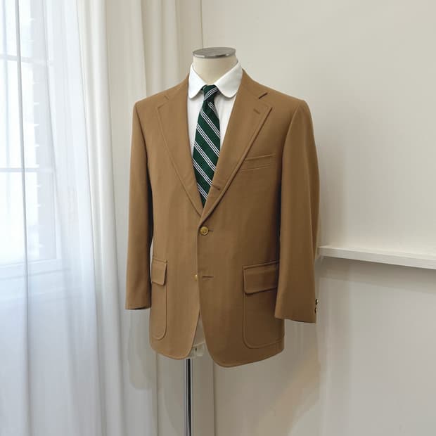 제이프레스 금장 카멜 스포츠코트