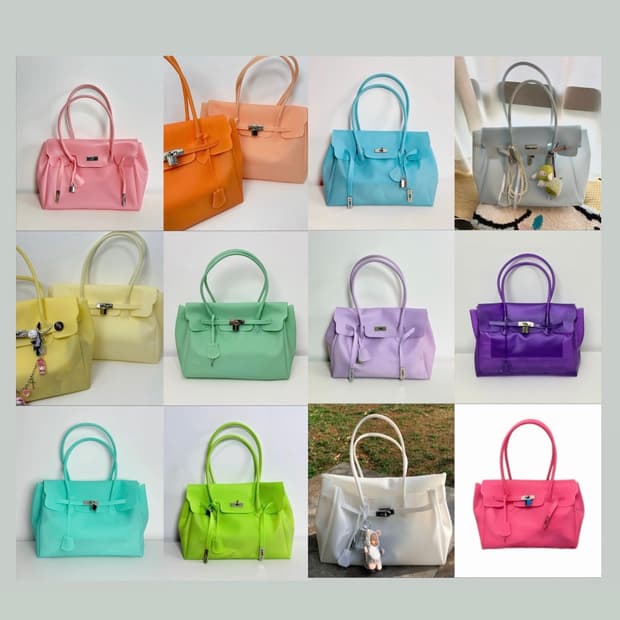 젤리퍼킨백 젤리백 젤리버킨 kiikii jelly bag