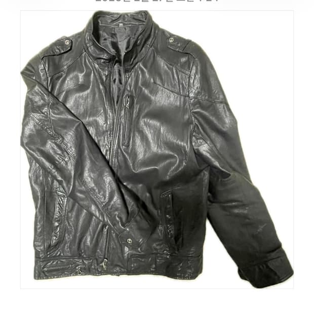 웨스턴 무드 램스킨 레더자켓