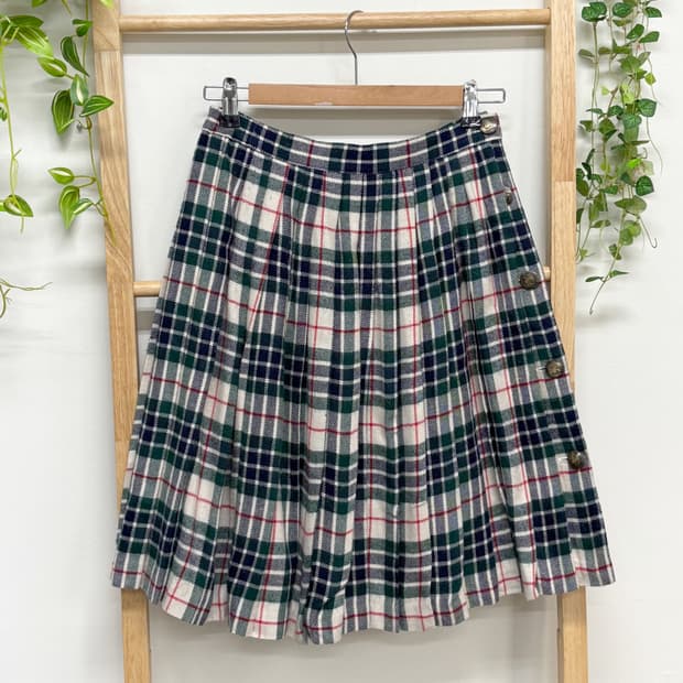 JPN/ 미디스커트 울미디스커트 클래식미디스커트 스쿨룩스커트