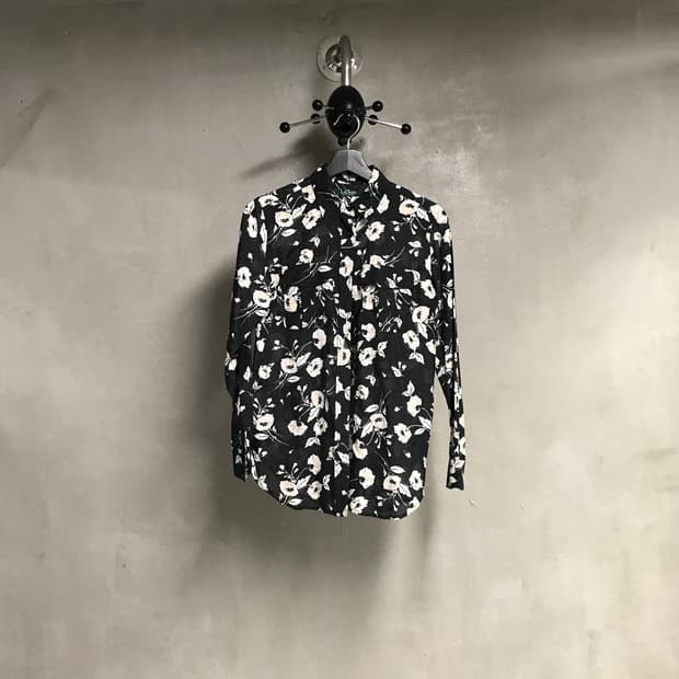 랄프로렌 플라워패턴 셔츠 M(W)