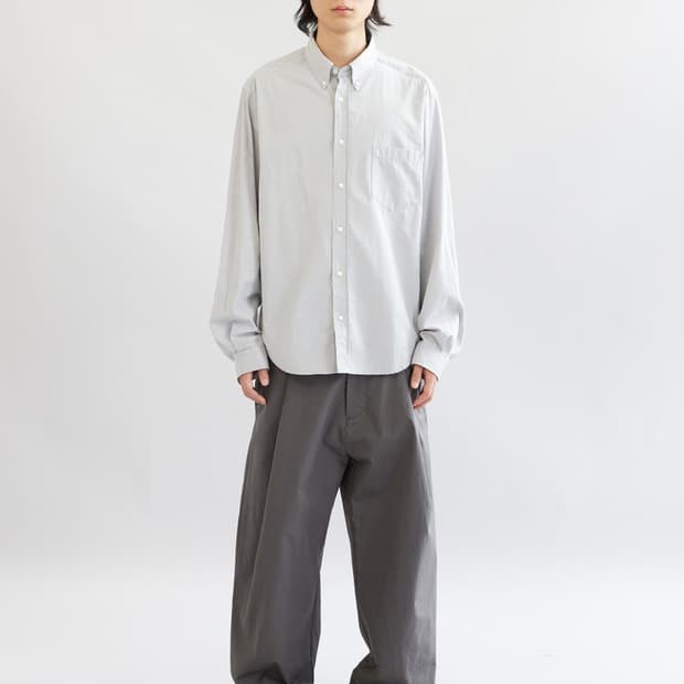 [2] 해칭룸 아웃 바텀 셔츠 실버