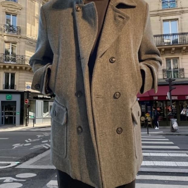 Maison Martin Margiela Grey Peacoat
