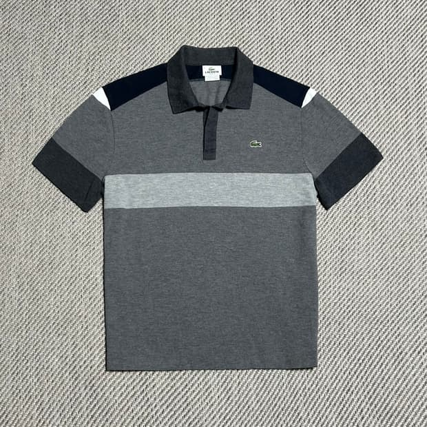 [M] Lacoste 라코스테 멀티 컬러 반팔 카라티