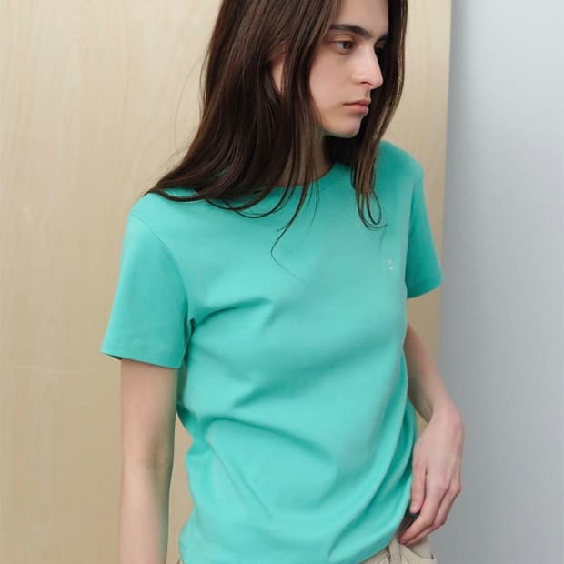 르바 All-day Cotton Rib T-shirt 플로리다 민트