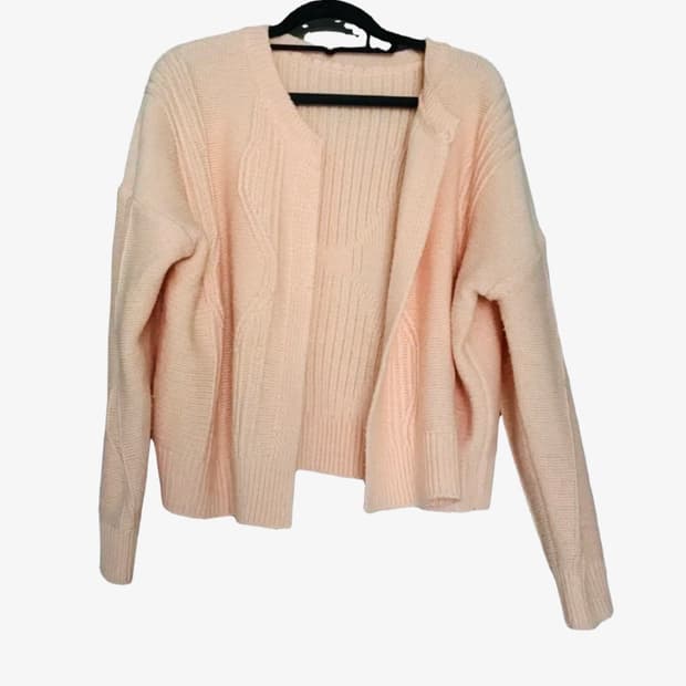 빈티지 딸기우유 니트 가디건