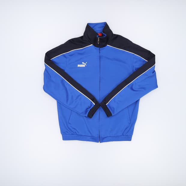 [L] 푸마 후면 빅로고 집업 저지 자켓 0105J