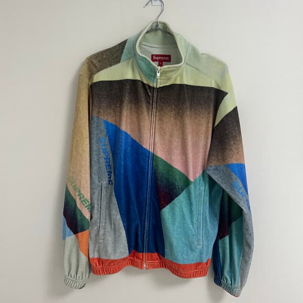 Supreme 슈프림 지오 벨루어 트랙 재킷 멀티컬러