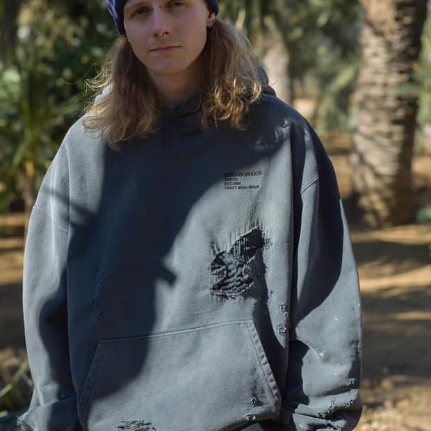 네이버후드 savage 스웻후드 