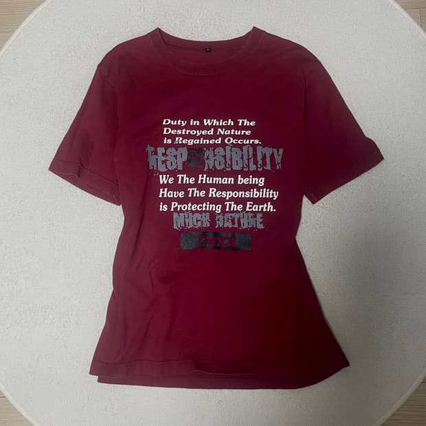 vintage lettering T-shirt