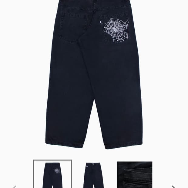 [새상품][S] Earl 스케이트보드 웹 베기데님팬츠