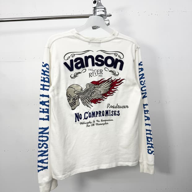 Vanson skull head long sleeve