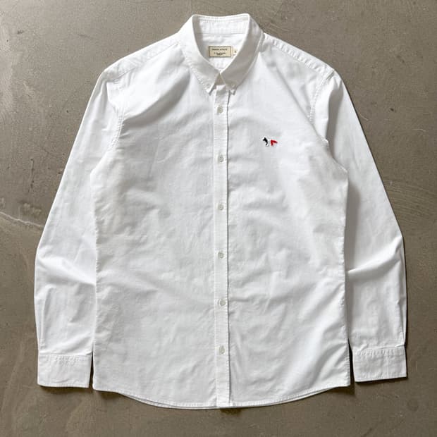 Maison Kitsune Cotton White Shirt