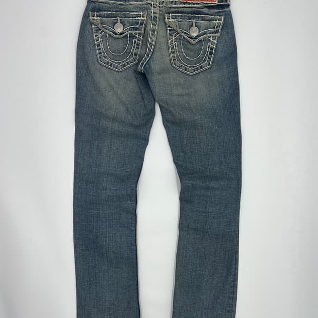 트루릴리젼 스티치 데님팬츠