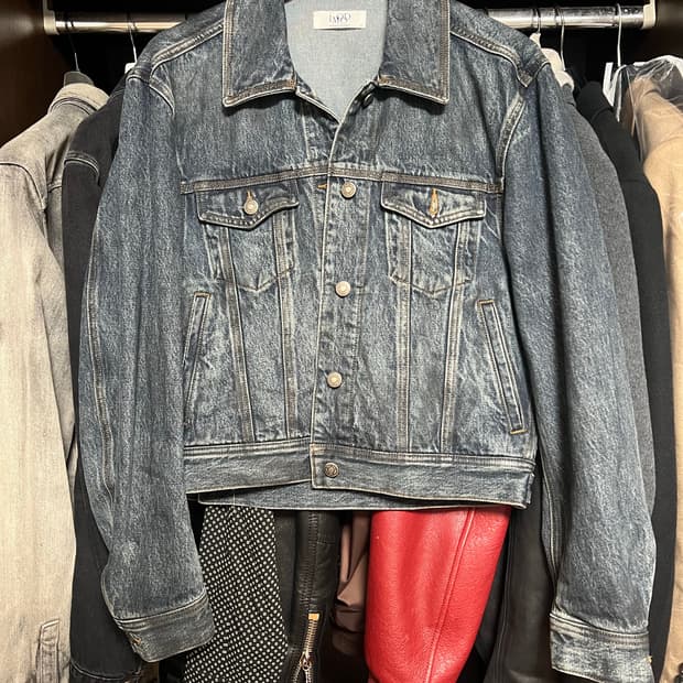 [44] 엘무드 보잉 TYPE3 데님 트러커 자켓 그레이시 블루