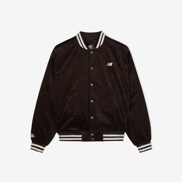 뉴발란스 헤리티지 코듀로이 바시티 패딩 