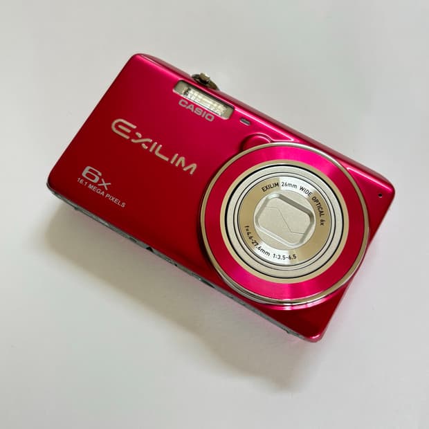 [바로사용/당일발송]카시오 Exilim EX-ZS20 핫핑크 빈티지 디카
