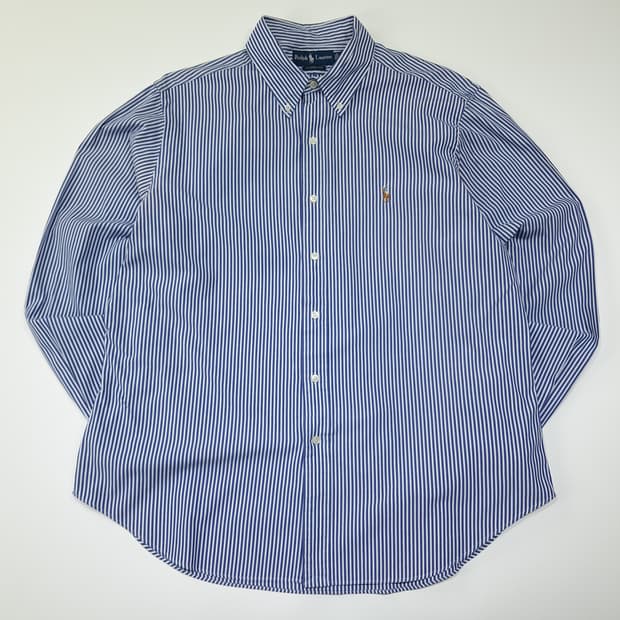 CL857 XL 폴로 00s 코튼 블루 스트라이프 셔츠 남방