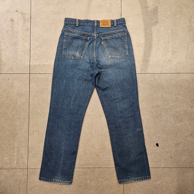 리바이스 619  80s 오랜지탭 청바지 팬츠