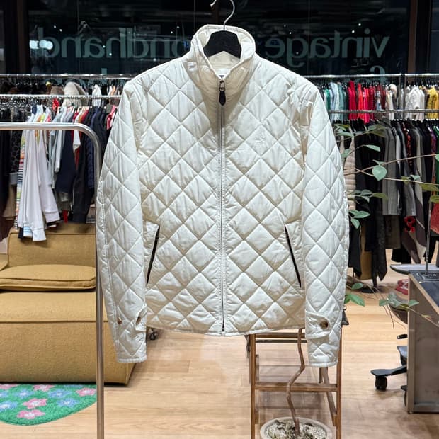 폴로 랄프로렌 화이트 퀼팅 자켓 