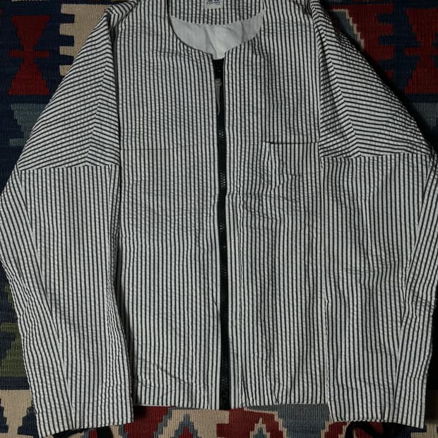 Sunsea 선씨 시어서커 블루종 자켓