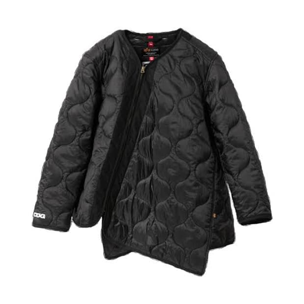 CDG 꼼데 알파 인더스트리 바이어스 라이너 자켓 블랙 XL