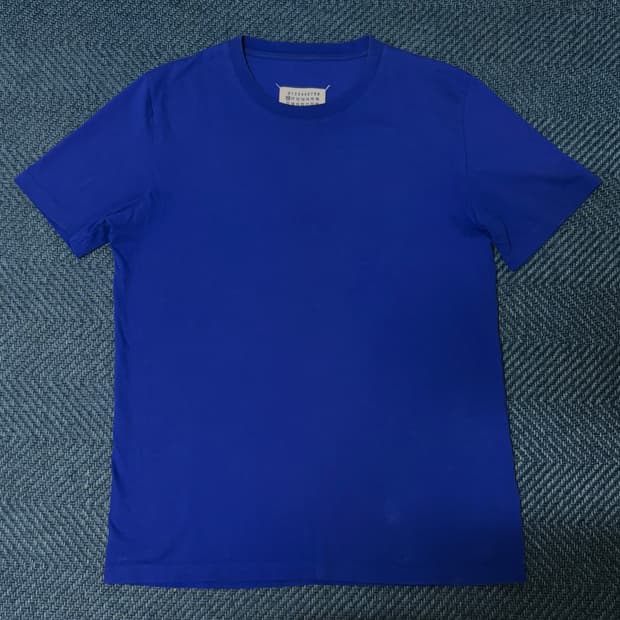 마르지엘라 블루 반팔 티셔츠 M