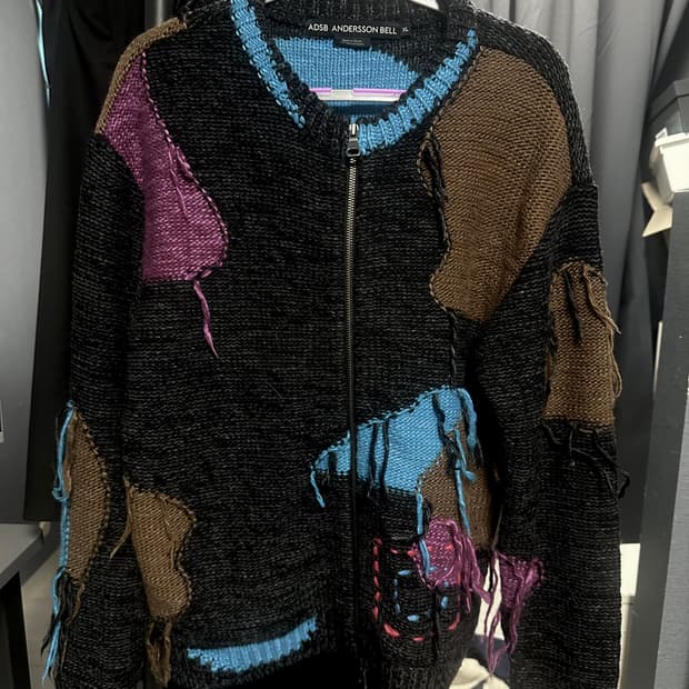 앤더슨벨 집업 가디건(cardigan)XL