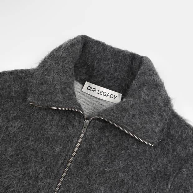 아워레가시 알파카 니트 집업 36