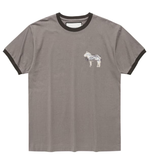 더 바이닐 하우스  HORSE STICKER TEE MOCHA(남녀공용)