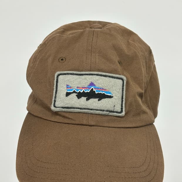 patagonia 브라운 캡모자