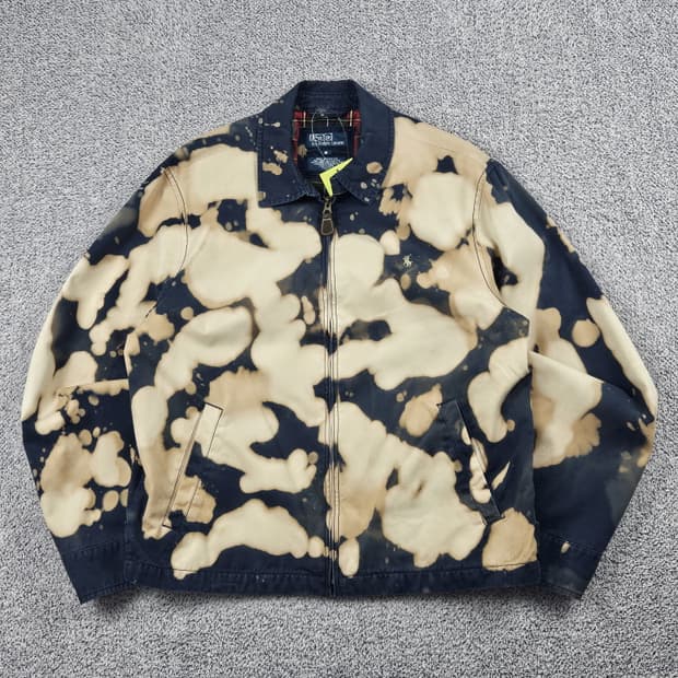 폴로랄프로렌 다잉 워시드 커스텀 블루종 자켓 ( M ) / 10038