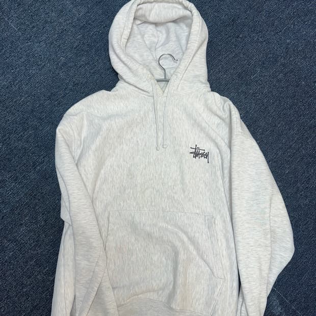 정품 스투시 후드티 L