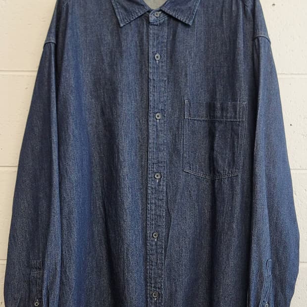 [XXL~3XL] 유니클로 데님(면)셔츠 판매