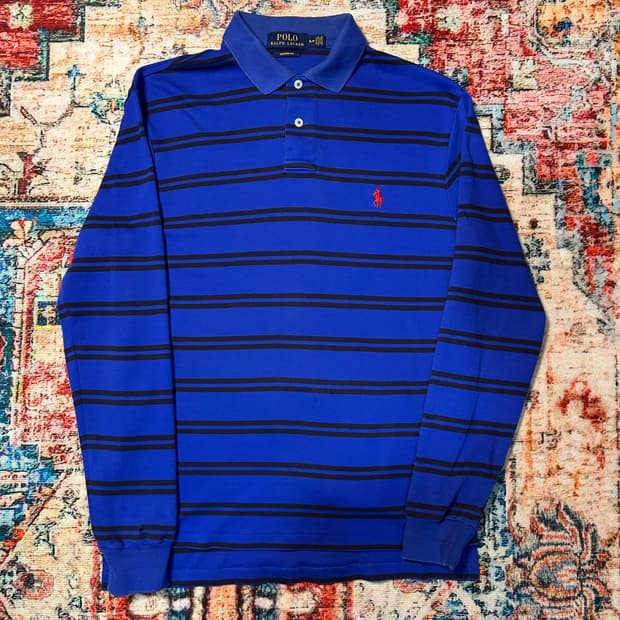 [M] 폴로 랄프로렌 스트라이프 카라티